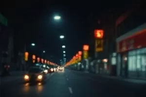 深夜面馆里冒着热气的汤碗与筷子