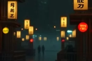 散场后影厅门口亮着的指示牌